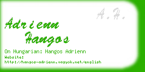 adrienn hangos business card